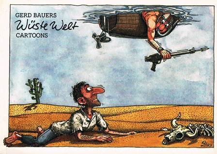 Gerd Bauers Wüste Welt -- - jede Menge Cartoons -