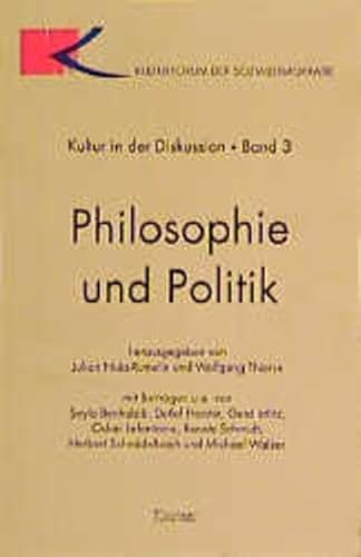 Beispielbild fr Philosophie und Politik, Bd.1: I zum Verkauf von medimops