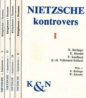 Beispielbild fr Nietzsche - kontrovers I (Broschiert) von Rudolph Berlinger (Herausgeber), und andere zum Verkauf von Nietzsche-Buchhandlung OHG