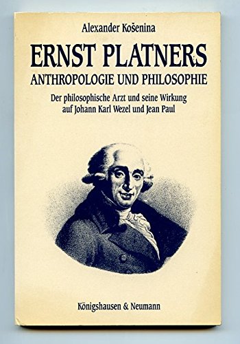 Beispielbild fr Ernst Platners Anthropologie und Philosophie. zum Verkauf von SKULIMA Wiss. Versandbuchhandlung