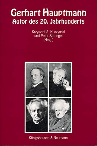 Beispielbild fr Gerhart Hauptmann - Autor des 20. Jahrhunderts zum Verkauf von medimops