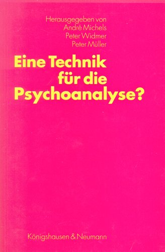 9783884797143: eine_technik_fur_die_psychoanalyse
