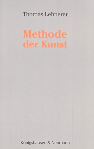 Beispielbild fr Methode der Kunst. zum Verkauf von Antiquariat & Verlag Jenior