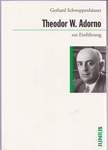 9783885063858: Theodor W. Adorno zur Einfhrung.