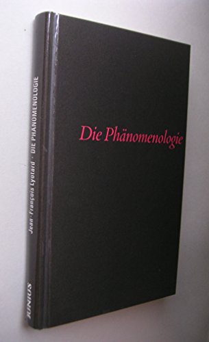 Beispielbild fr Die Phnomenologie zum Verkauf von medimops