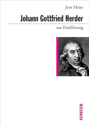 Stock image for Johann Gottfried Herder zur Einfhrung -Language: german for sale by GreatBookPrices