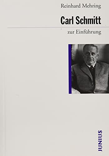 Beispielbild fr Carl Schmitt zur Einfhrung zum Verkauf von Blackwell's