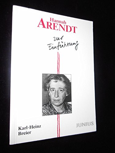 9783885068594: Hannah Arendt zur Einführung (German Edition)