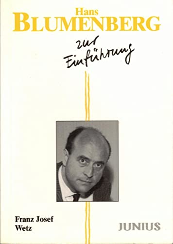 9783885068877: Hans Blumenberg zur Einfhrung