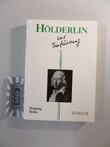 Hölderlin zur Einführung - Bothe Henning
