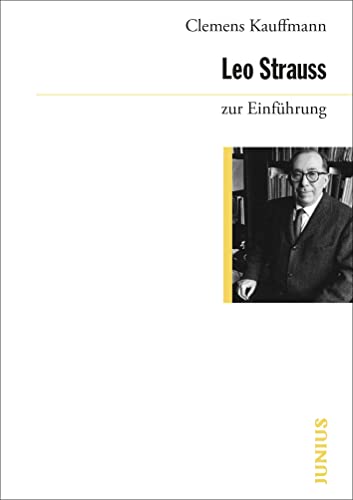 Beispielbild fr Leo Strauss zur Einfhrung zum Verkauf von Blackwell's