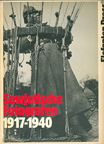 Beispielbild fr Sowjetische Fotografen 1917 - 1940. zum Verkauf von Antiquariat & Verlag Jenior