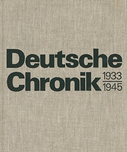9783885200925: Deutsche Chronik, 1933-1945: Alltag im Faschismus (German Edition)