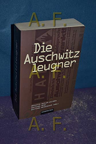 Stock image for Die Auschwitzleugner for sale by Ammareal
