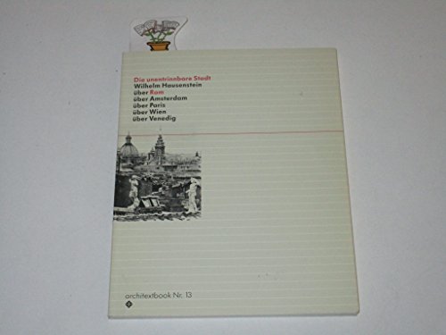 9783885317890: Rom - Die unentrinnbare Stadt Architextbooks 13 (German Edition)