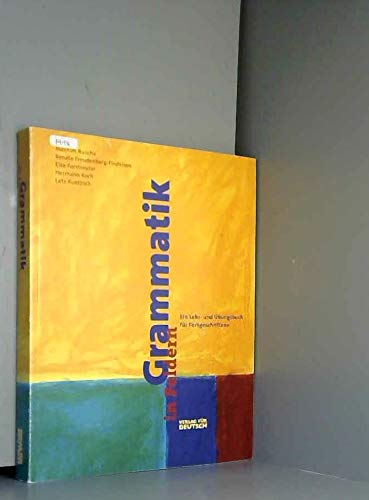Imagen de archivo de Grammatik in Feldern, neue Rechtschreibung, bungsbuch: Lehr- Und U>Bungsbuch von Joachim Buscha (Autor) a la venta por BUCHSERVICE / ANTIQUARIAT Lars Lutzer