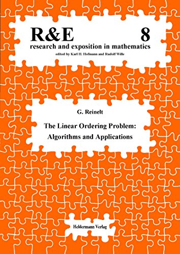 Immagine dell'editore per The linear ordering problem: Algorithms and applications venduto da Buchpark