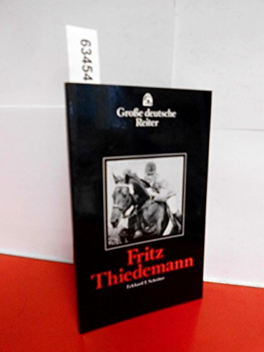 Beispielbild fr Fritz Thiedemann / Eckhard F. Schrter zum Verkauf von Versandantiquariat Buchegger