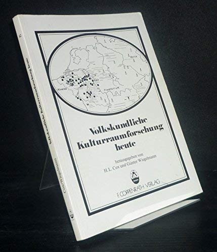 Volkskundliche Kulturraumforschung heute. Beiträge eines internationalen Symposiums in Bonn vom 21. - 24. April 1982. [Herausgegeben von H. L. Cox und Günter Wiegelmann]. (= Beiträge zur Volkskultur in Nordwestdeutschland, Heft 42). - Cox, Heinrich Leonhard (Hrsg.) und Günter Wiegelmann (Hrsg.)