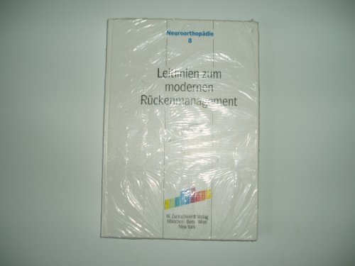 Beispielbild fr Leitlinien zum modernen Rckenmanagement zum Verkauf von Norbert Kretschmann