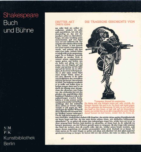 9783886091799: Shakespeare: Buch und Bhne