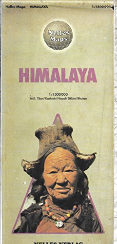 Himalaya 1:1,500,000: Incl. Tibet, Kashmir, Nepal, Sikkim, Bhutan (9783886186020) by Nelles Verlag
