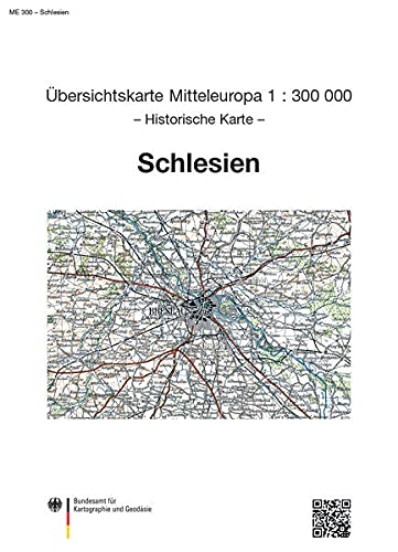 Stock image for Karte von Schlesien: Sonderausgabe der bersichtskarte von Mitteleuropa 1:300 000 for sale by medimops