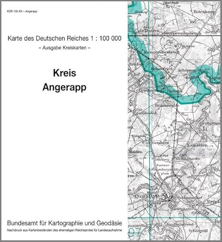 9783886481675: KDR 100 KK Angerapp: Karte des Deutschen Reiches 1:100.000, Kreiskarte