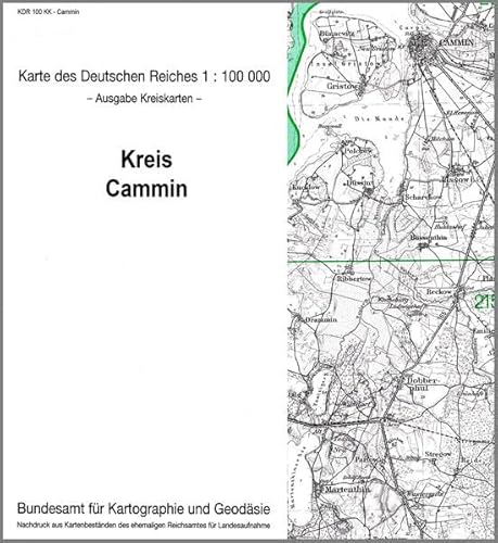9783886481774: KDR 100 KK Cammin: Karte des Deutschen Reiches 1:100.000, Kreiskarte