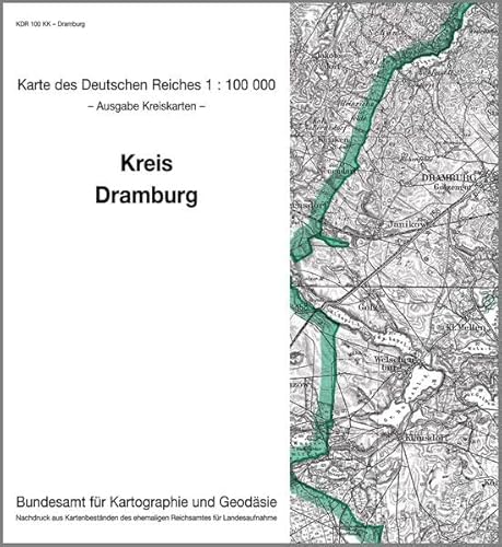 9783886481811: KDR 100 KK Dramburg: Karte des Deutschen Reiches 1:100.000, Kreiskarte
