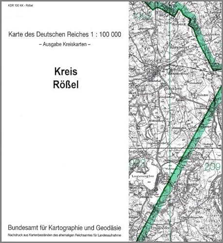 9783886482399: KDR 100 KK Rel: Karte des Deutschen Reiches 1:100.000, Kreiskarte