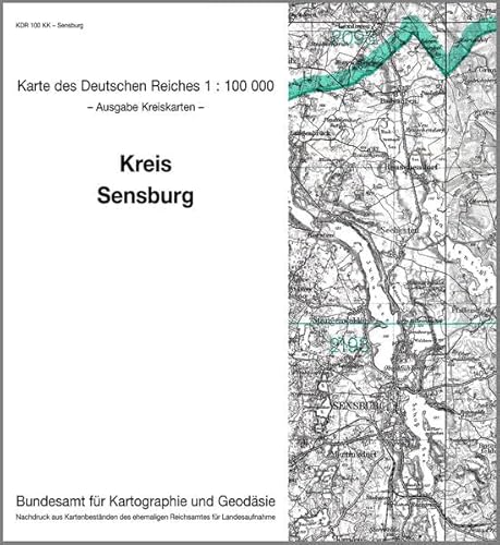 9783886482474: KDR 100 KK Sensburg: Karte des Deutschen Reiches 1:100.000, Kreiskarte