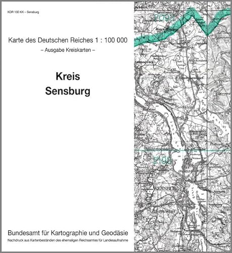 9783886482474: KDR 100 KK Sensburg: Karte des Deutschen Reiches 1:100.000, Kreiskarte