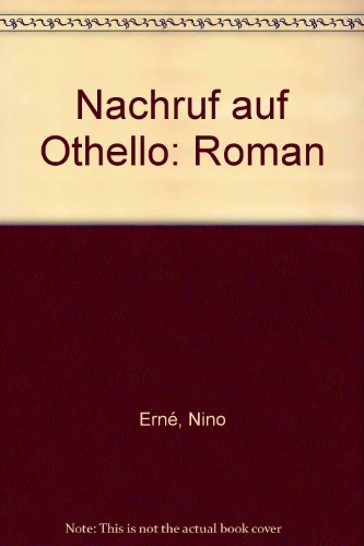 Beispielbild fr Nachruf auf Othello zum Verkauf von medimops