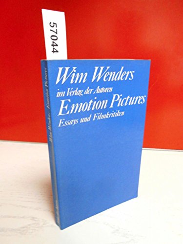 Beispielbild fr Emotion Pictures. Essays und Filmkritiken 1968 - 1984 zum Verkauf von medimops