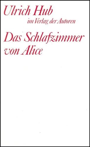 Stock image for Das Schlafzimmer von Alice for sale by medimops