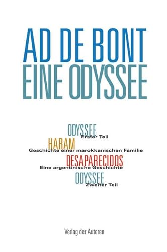 Beispielbild fr de Bont, A: Odyssee zum Verkauf von Einar & Bert Theaterbuchhandlung