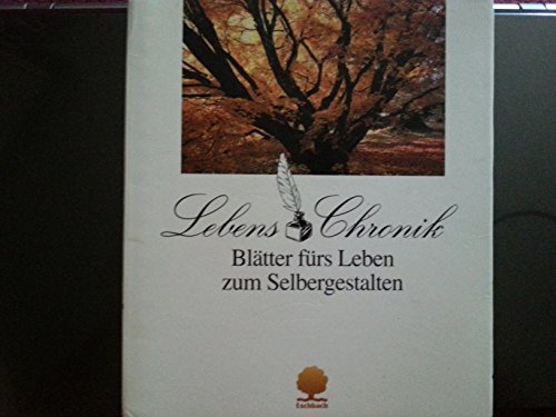 Imagen de archivo de Lebens- Chronik. Bltter frs Leben zum Selbergestalten a la venta por Antiquariat BuchX