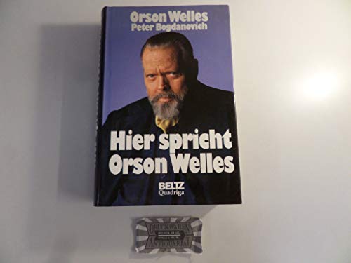 Stock image for Hier spricht Orson Welles for sale by Wolfgang Geball