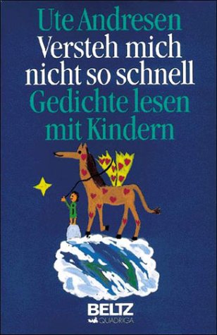 Beispielbild fr Versteh mich nicht so schnell. Gedichte lesen mit Kindern zum Verkauf von medimops