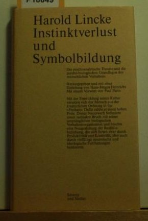 Stock image for Instinktverlust und Symbolbildung. Die psychoanalytische Theorie und die psychobiologischen Grundlagen des menschlichen Verhaltens. Mit einem Vorwort von Paul Parin. Herausgegeben und mit einer Einleitung von Hans-Jrgen Heinrichs. Die Forderung nach einer biologisch fundierten Theorie der Symbolbildung - Die anatomische und physiologische Betrachtungsweise des Menschen - Die biologische Verhaltensebene - Die psychologische Verhaltensebene - Die Instinktverwirrung - Das angeborene Motivationssystem oder die Es-Auftrge - Die auftragsspezifischen emotionalen Qualitten - Emotionale Bedeutungsgebung und Symbolbildung - Bedingungen der Bewutwerdung und die emotionale Qualitt des Bewutseins - Die Herstellung von semiotischen Systemen - Die Annahme zweier komplementrer psychischer Funktionskreise - Vegetatives und senso-motorisches Nervensystem - triebhafte und neutrale psychische Energie - Symbol und Zeichen - Autonomie des Symbolischen und Erfahrungsrealitt - Das Gestaltungsprinzip v for sale by BOUQUINIST