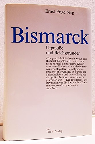 9783886801213: Bismarck. Urpreusse und Reichsgründer