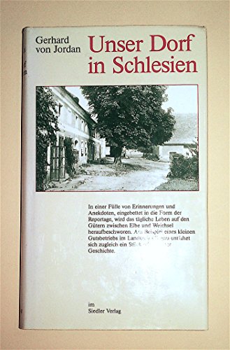 Beispielbild fr Unser Dorf in Schlesien. zum Verkauf von Antiquariat & Verlag Jenior