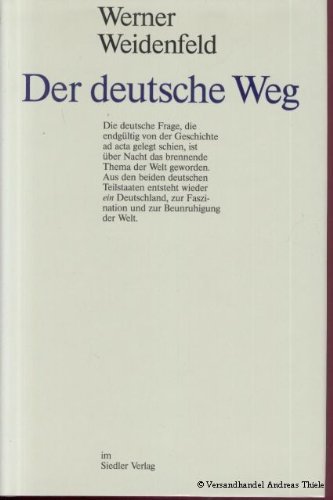 Stock image for Der deutsche Weg for sale by Bernhard Kiewel Rare Books