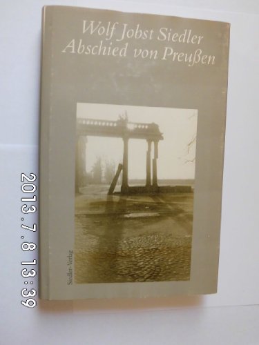 Beispielbild fr Abschied von Preussen. zum Verkauf von Versandantiquariat Schfer