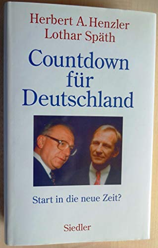 Imagen de archivo de Countdown fr Deutschland. Start in die neue Zeit? a la venta por Bernhard Kiewel Rare Books