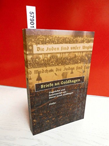 Beispielbild fr Briefe an Goldhagen: Eingeleitet und beantwortet. zum Verkauf von Henry Hollander, Bookseller