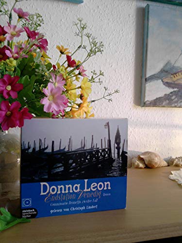 Endstation Venedig. Commissario Brunettis zweiter Fall. Roman. 8 CDs - Leon, Donna, Christoph Lindert und Monika Elwenspoek