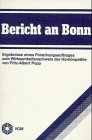 9783886990122: Bericht an Bonn