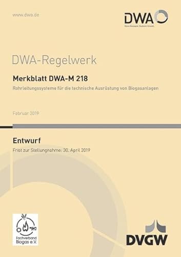 Stock image for Merkblatt DWA-M 218 Rohrleitungssysteme f¼r die technische A for sale by WorldofBooks